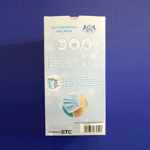 (13RI)Individual packed BFE99 VFE99 PFE99 ASTM Adult Red Masks with certificates (30masks / box)